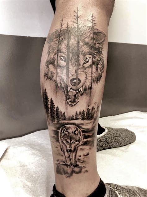 lobo solitario tatuaje|Tatuaje de lobo 